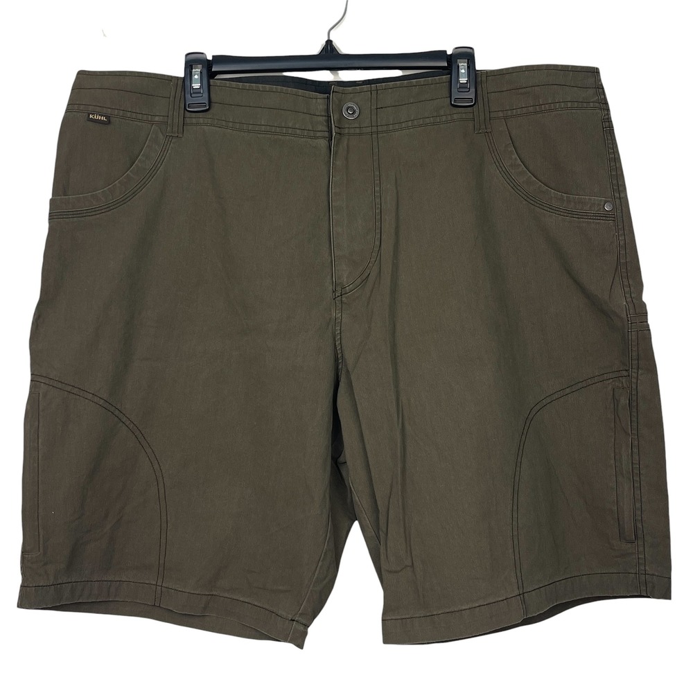 Kuhl Rambler Shorts Mens 42 Vintage Patina Dye Performance Stretch Hiking 10"